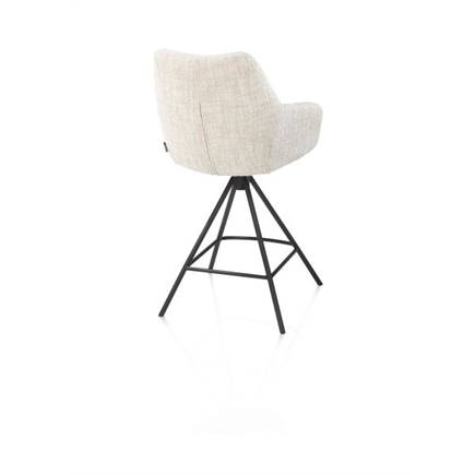 XOOON metalen 4-pootjes - rough off black - Luton Creme