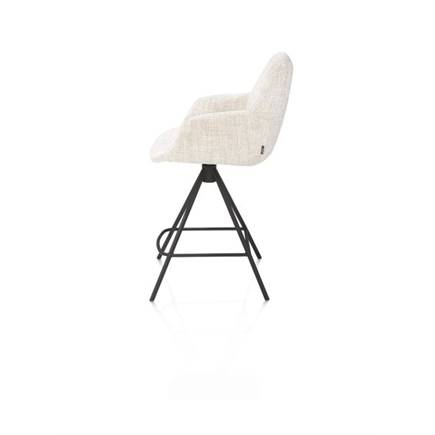 XOOON metalen 4-pootjes - rough off black - Luton Creme