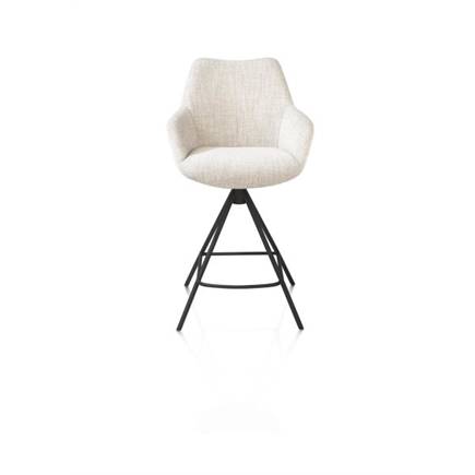 XOOON metalen 4-pootjes - rough off black - Luton Creme