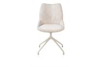 XOOON MATS eetkamerstoel draaibaar - creme - Luton Creme