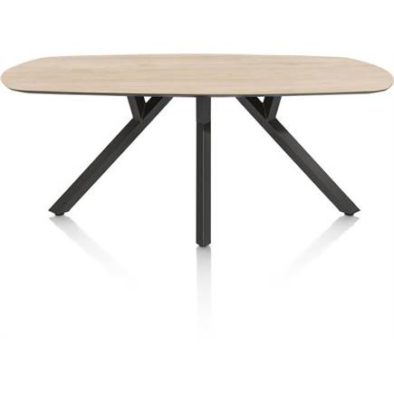 XOOON eetkamertafel - ovaal - 240 x 110 cm. Light Natural Oak