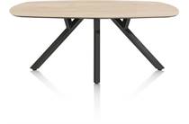 XOOON MINATO ronde tafel eetkamertafel - ovaal - 240 x 110 cm. Light Natural Oak