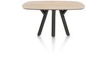 XOOON MINATO ronde tafel eetkamertafel - ovaal - 150 x 105 cm. Light Natural Oak