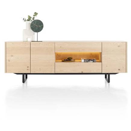 XOOON 237 cm - 3-deuren + 2-laden (+ LED)