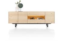 XOOON MODALI dressoir 237 cm - 3-deuren + 2-laden (+ LED) Natural