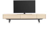 XOOON 237 cm - 1-lade + 2-kleppen Natural tv meubel