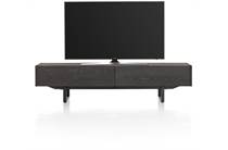 XOOON 190 cm - 1-lade + 1-klep Onyx tv meubel