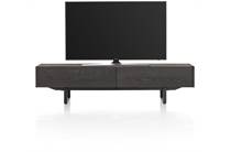 XOOON 190 cm - 1-lade + 1-klep Onyx tv meubel