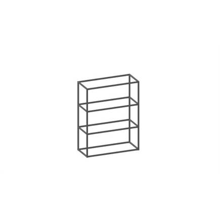 XOOON basisrek 90 cm - 3 nivo's hoog - 2 staanders