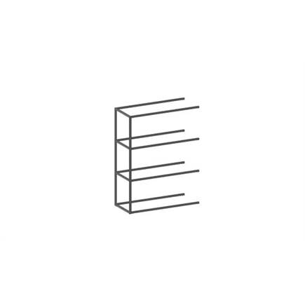 XOOON aanbouwrek 90 cm - 3 nivo's hoog - 1 staander