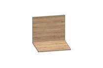 XOOON MODULO tv meubel achterwand + bijbehorende legplank - 45 cm - 1 nivo Natural