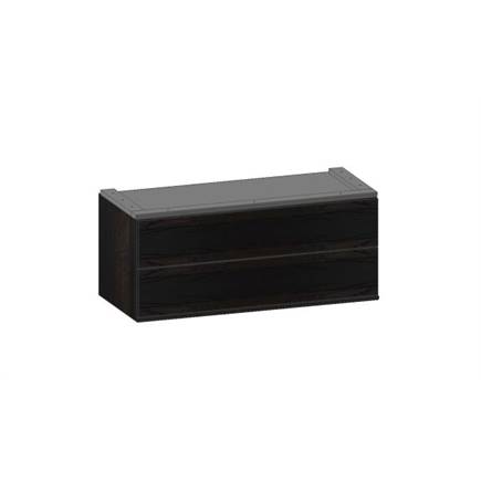 XOOON kast 90 cm - laag - 1 nivo - 2-laden Onyx