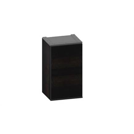 XOOON kast 45 cm - hoog - 2 nivo's - 1-deur Onyx