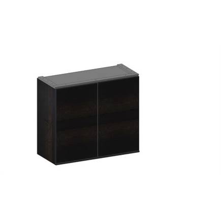 XOOON kast 90 cm - hoog - 2 nivo's - 2-deuren Onyx