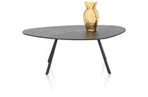 XOOON MONTELLO salontafel 94 x 49 cm. - hoogte 35 cm. - keramiek blad Zwart