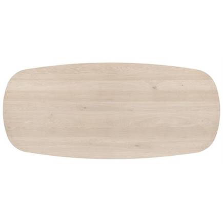 XOOON eetkamertafel 270 x 120 cm - deens ovaal - houten poot
