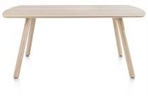 XOOON NIORA eetkamertafel 180 x 100 cm - rechthoek - houten poot