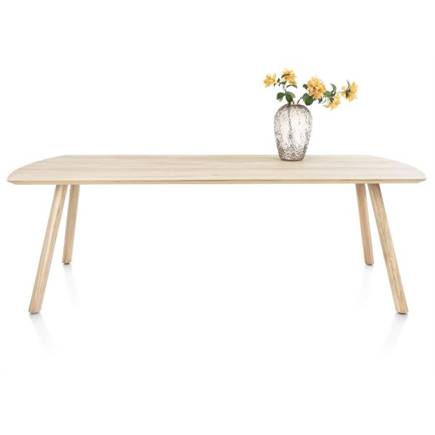 XOOON 240 x 100 cm - rechthoek - houten poot