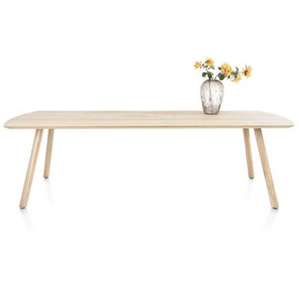 XOOON 270 x 100 cm - rechthoek - houten poot