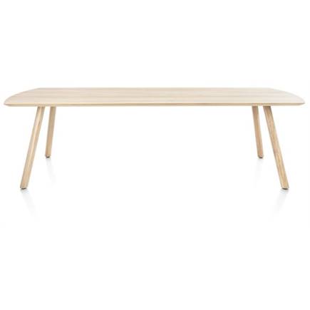 XOOON 270 x 100 cm - rechthoek - houten poot