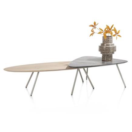 XOOON 150 x 50 cm - eiken fineer Silk Grey