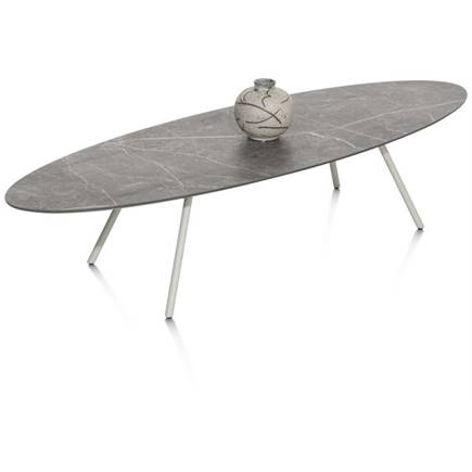 XOOON 150 x 50 cm - HPL marmer licht grijs Silk Grey