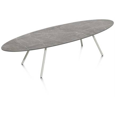 XOOON 150 x 50 cm - HPL marmer licht grijs Silk Grey