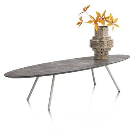 XOOON 150 x 50 cm - HPL marmer licht grijs Silk Grey