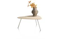 XOOON NIORA salontafel 85 x 77 cm - eiken fineer Silk Grey