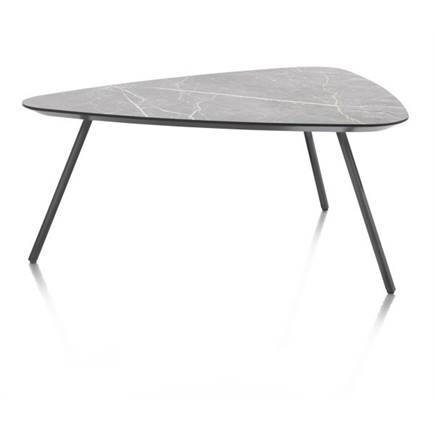 XOOON 85 x 77 cm - HPL marmer licht grijs Metal Graphite