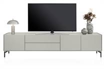 XOOON NOON tv meubel lowboard 240 cm - 3-deuren + 2-laden - geheel silk grey