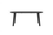 XOOON ODDA ronde tafel eetkamertafel 200 x 110 cm - Deens ovaal blad met houten poot Onyx