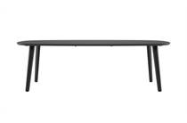 XOOON ODDA ronde tafel eetkamertafel 260 x 110 cm - Deens ovaal blad met houten poot Onyx