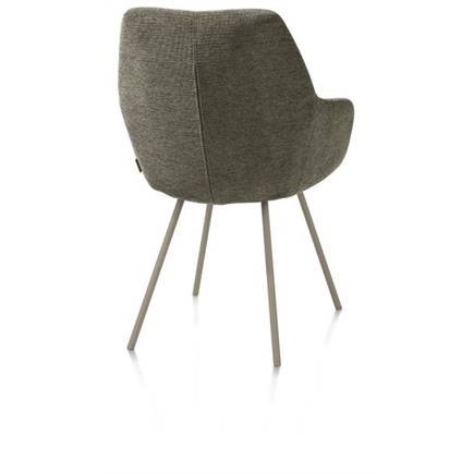 XOOON metalen frame RAL 7034 - grijs-groen - stof Vada mosgroen