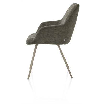 XOOON metalen frame RAL 7034 - grijs-groen - stof Vada mosgroen