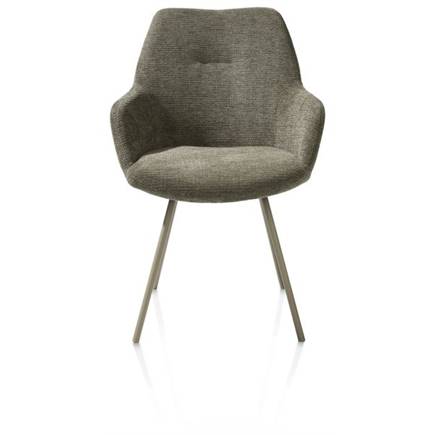 XOOON metalen frame RAL 7034 - grijs-groen - stof Vada mosgroen