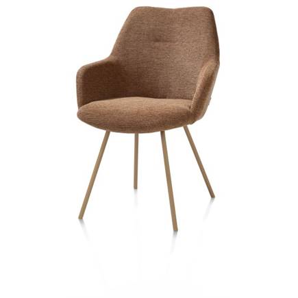 XOOON metalen frame RAL 1011 - biscuit - stof Vada koper
