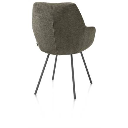 XOOON graphiet frame - stof Vada Mosgroen