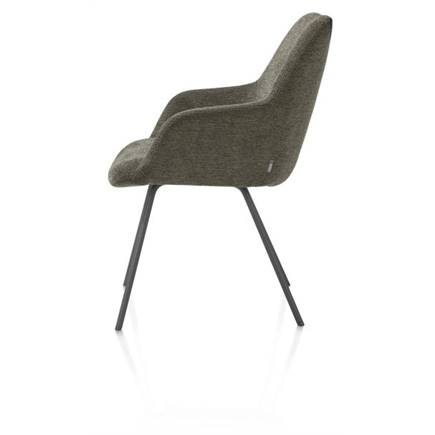 XOOON graphiet frame - stof Vada Mosgroen