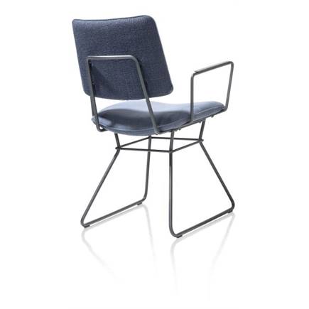 XOOON zwart frame - combi Vito / Nubucco met bies Nubucco