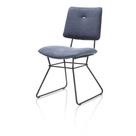 XOOON zwart frame - combi Vito / Nubucco met bies Nubucco