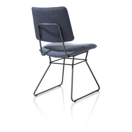 XOOON zwart frame - combi Vito / Nubucco met bies Nubucco
