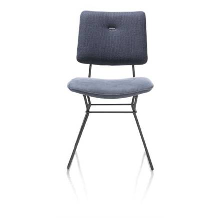 XOOON zwart frame - combi Vito / Nubucco met bies Nubucco