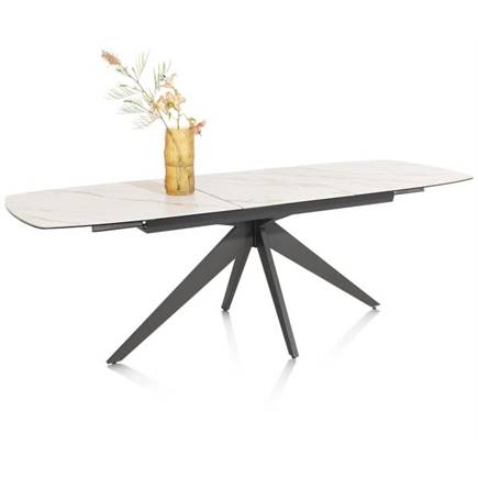 XOOON 180 (+ 60) x 90 cm - keramiek op glas Wit