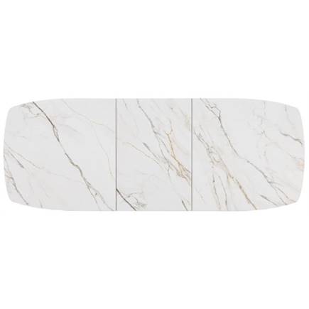 XOOON 180 (+ 60) x 90 cm - keramiek op glas Wit