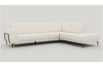 XOOON PUGLIA hoekbank 3-zits arm links+hoek+ottomane small rechts - arm a - poot 19 cm. + design-frame + pocket - vada
