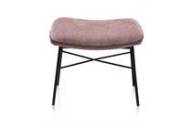 XOOON QUINT fauteuil poef / hocker bij lounge - stof Enova Burgundy Red