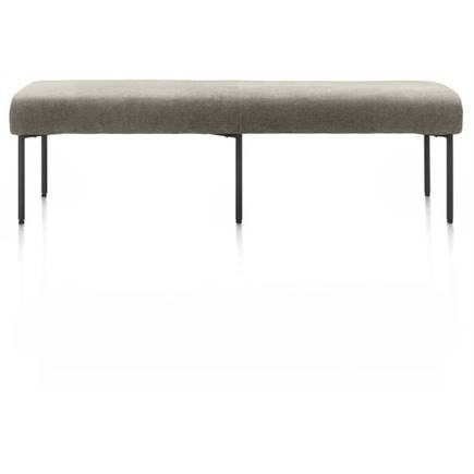 XOOON 170 cm - zonder rug - pocket - stof Livigno Bruin