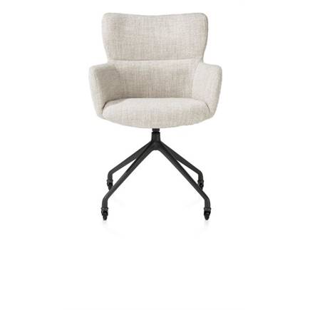 XOOON wielen - alu frame in rough off black - stof Luton Creme