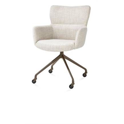 XOOON wielen - alu frame in steelbrown - stof Luton Creme
